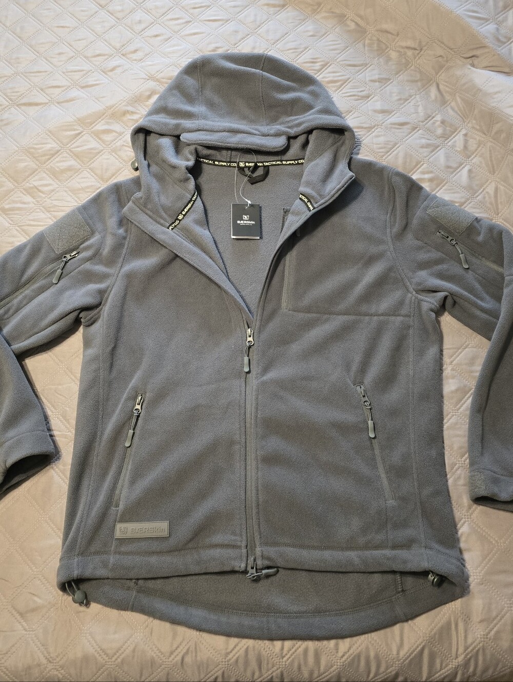 New BÆRSkin Tactical Hoodie Gray Size Large